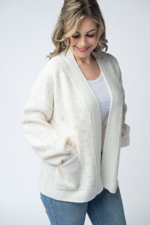 Kinsley Cardigan - Purple, Pink, and Green by Michelle Mae