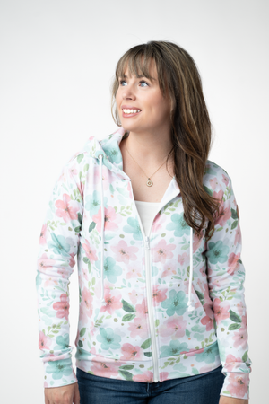 PREBOOK Fullzip Hoodie - Floral Daydream