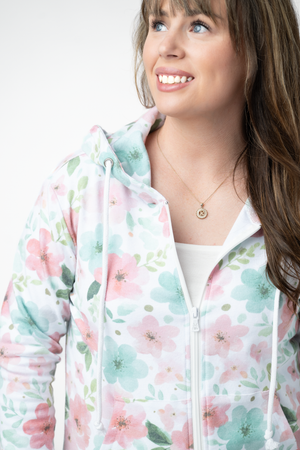 PREBOOK Fullzip Hoodie - Floral Daydream