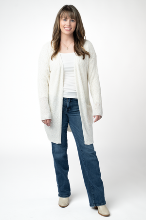 PREBOOK Open Pocket Cardigan - Sand