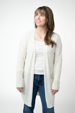 PREBOOK Open Pocket Cardigan - Sand