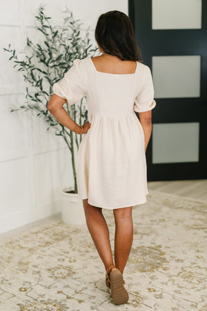 Dream a Little Dream Embroidered Dress