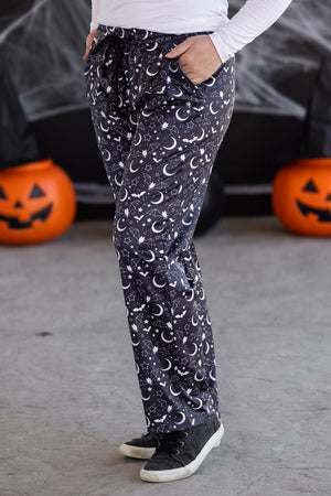 Lounge Pants - Midnight Bats by Michelle Mae