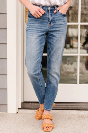 Judy Blue High Waist Non Distressed Slim Fit Jeans