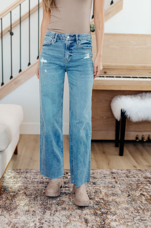Hope High Rise Wide Leg Jeans by Mica