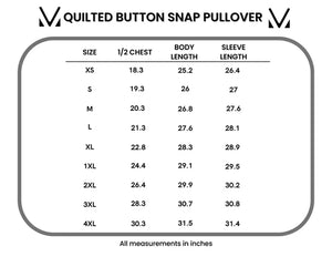 Geometric Button Snap Pullover - Rust by Michelle Mae