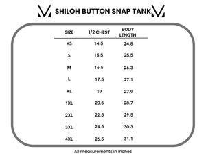 PREBOOK Shiloh Button Snap Tank - Summer Stripes