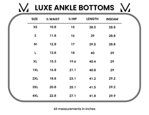Luxe Ankle Bottoms- Navy by Michelle Mae