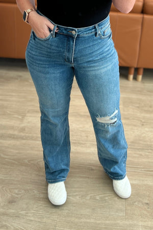 Judy Blue High Waist Tummy Control 90's Straight Jeans