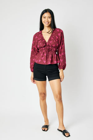 Judy Blue High Waist Tummy Control Cuffed Non Distressed Shorts in Black