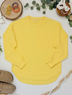 PREBOOK Robyn Ribbed Pullover - Sunshine