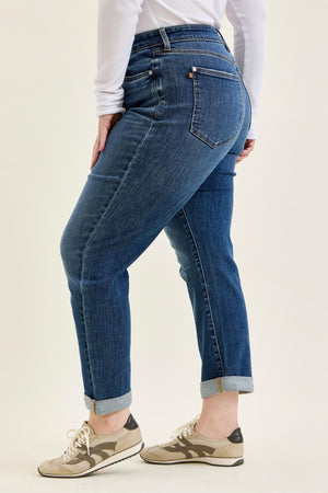 Zoey Mid Rise Billie Boyfriend Jean in Everyday Indigo