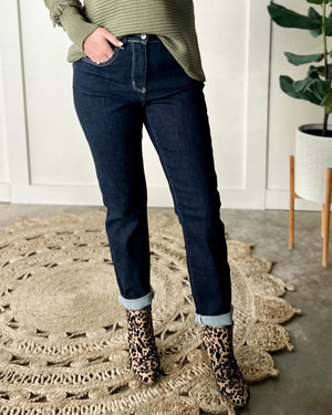 Judy Blue High Waist Dark Rinse Wash Mom Jeans