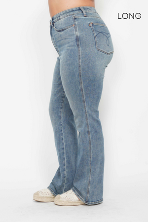 Judy Blue Tummy Control High Waist Bootcut Jeans - 2 inseams Short, Regular