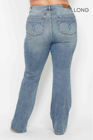 Judy Blue Tummy Control High Waist Bootcut Jeans - 2 inseams Short, Regular