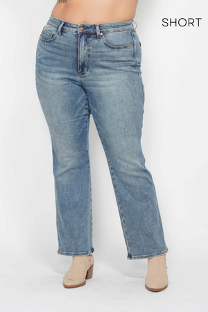 Judy Blue Tummy Control High Waist Bootcut Jeans - 2 inseams Short, Regular