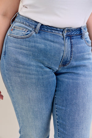 Judy Blue Mid Rise Classic Boyfriend Jeans