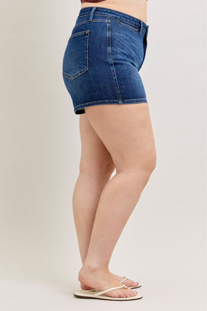 Judy Blue High Waist Tummy Control Slim Short