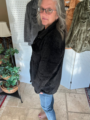 Fleece Shacket by Michelle Mae - 4 colors