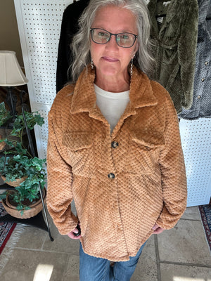 Fleece Shacket by Michelle Mae - 4 colors