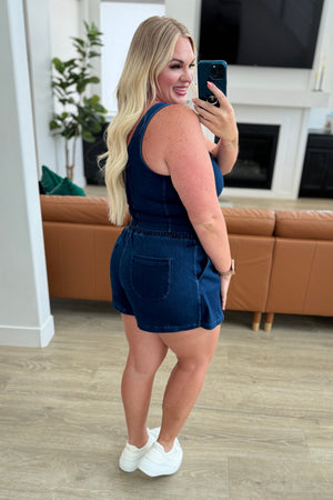 City Siren Skort in Denim by Rae Mode