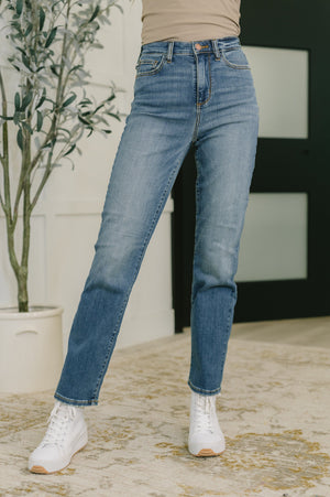 Judy Blue High Waist Straight Leg Jeans