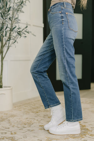 Judy Blue High Waist Straight Leg Jeans