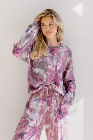 Cosmic Rose Glow Long Sleeve Pullover