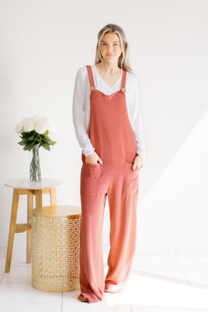 Spiced Serenity Ribbed Jumper