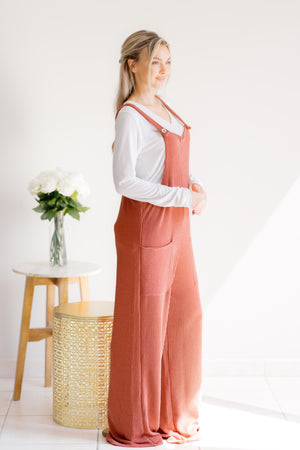 Spiced Serenity Ribbed Jumper