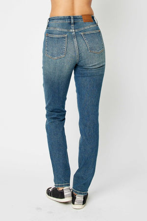 Judy Blue High Waist Classic Relaxed Patch Pocket Jeans