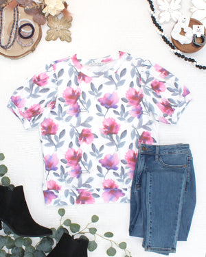 PREBOOK Katie Cozy Top - Moonlit Floral