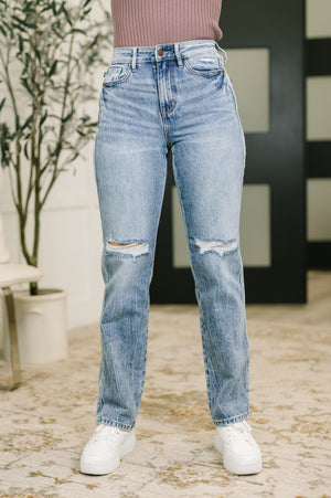 Judy Blue High Waist Rigid Magic Slim Straight