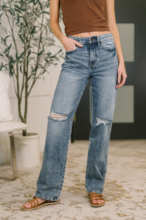 Judy Blue High Waist Rigid Magic Slim Straight