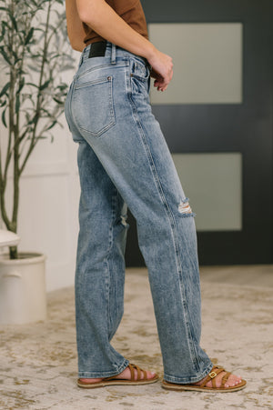 Judy Blue High Waist Rigid Magic Slim Straight