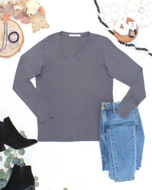 PREBOOK Larissa Long Sleeve - Grey
