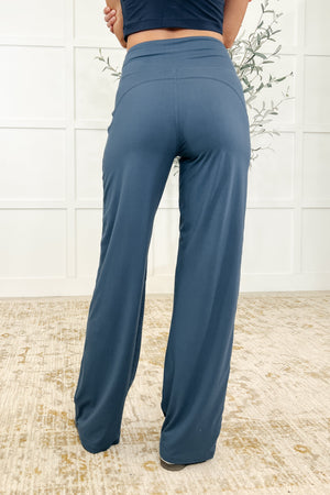 Leg Day Legends Straight Leg Bottoms in Code Blue by Rae Mode