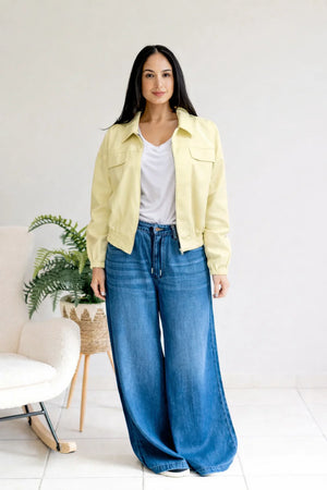Little Ray of Sunshine - Leather Jacket