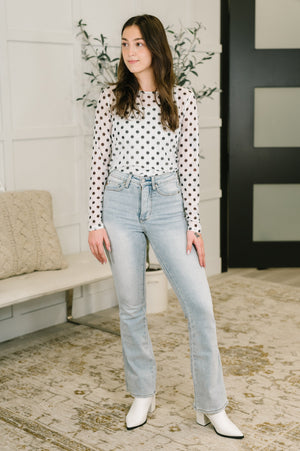 Judy Blue High Waist Tummy Control Light Wash Bootcut Jeans