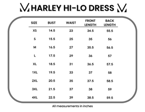 Harley High-Low Dress - Navy Citrus by Michelle Mae