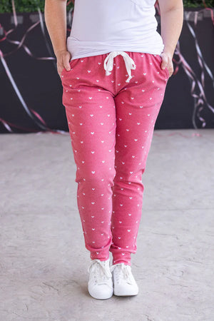 Classic Joggers - Sweetheart Red by Michelle Mae