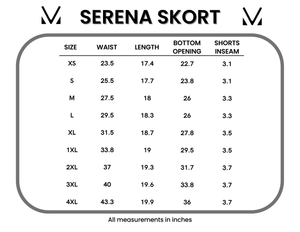 Serena Luxe Skort - Black by Michelle Mae
