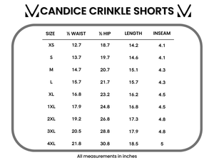 Candice Crinkle Shorts - Light Green by Michelle Mae