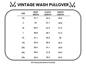 PREBOOK Vintage Wash Pullover - Peach