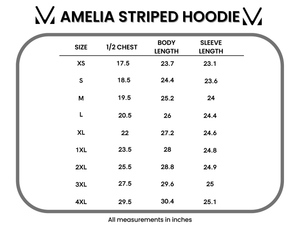 PREBOOK Amelia Striped Hoodie - Pink