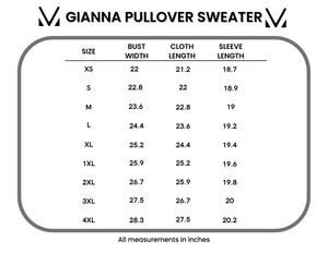 PREBOOK Gianna Pullover Sweater - Sage Green