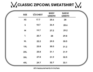 PREBOOK Classic Zoey ZipCowl Sweatshirt - Moonlit Floral and Grey