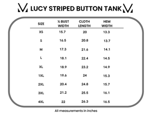 PREBOOK Lucy Striped Button Tank - Coral