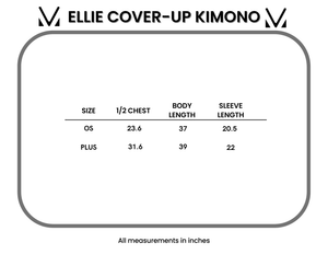 Ellie Cover-Up Kimono - Light Blue by Michelle Mae