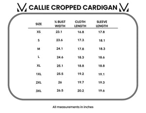Callie Cropped Cardigan - Ivory by Michelle Mae